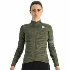 Sportful Supergiara Thermo Trikot Damen Oliv