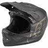Troy Lee Designs D3 Fiberlite Helm Schwarz