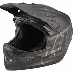 Troy Lee Designs D3 Fiberlite Helm Schwarz