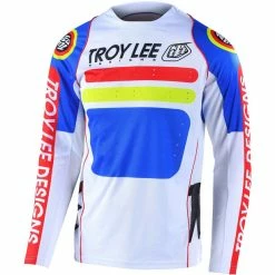 Troy Lee Designs Sprint Trikot Weiß/blau