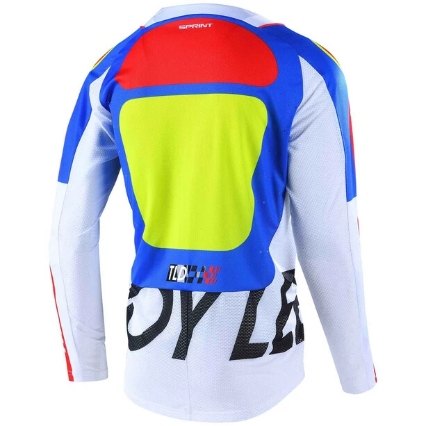 Troy Lee Designs Sprint Trikot Weiß/blau – Bild 2