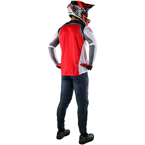 Troy Lee Designs Sprint Langarm Trikot Herren Weiß – Bild 4