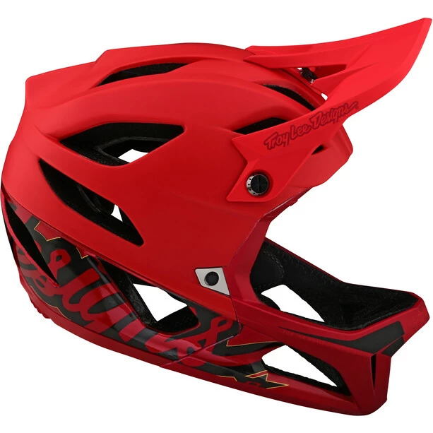 Troy Lee Designs Stage Mips Helm Rot – Bild 5