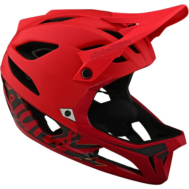 Troy Lee Designs Stage Mips Helm Rot – Bild 6