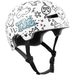 TSG Evolution Graphic Design Helm Weiß/schwarz