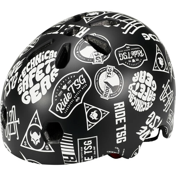 TSG Meta Graphic Design Helm Kinder Schwarz/weiß – Bild 5