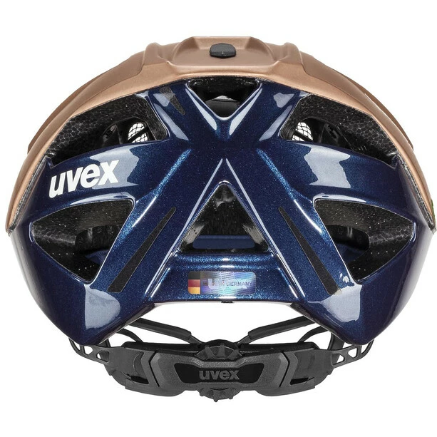 UVEX Gravel-X Helm Braun/blau – Bild 3