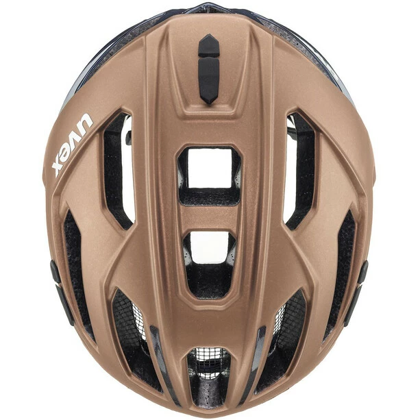 UVEX Gravel-X Helm Braun/blau – Bild 4