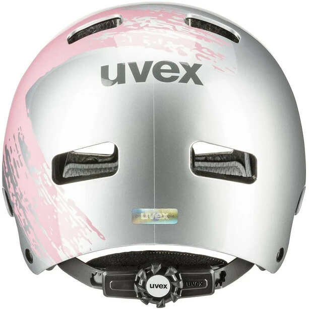 UVEX Kid 3 Helm Kinder Silber/pink – Bild 3