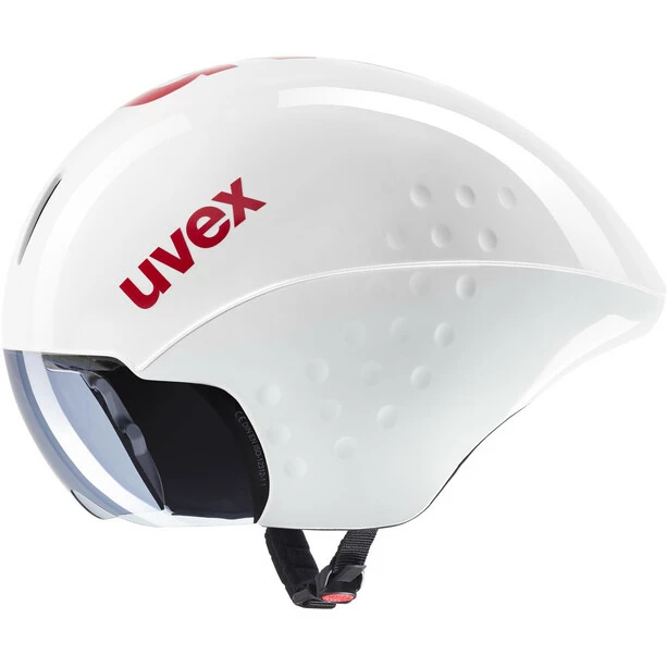UVEX Race 8 Helm Weiß/rot