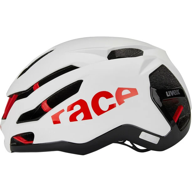 UVEX Race 9 Helm Weiß/rot – Bild 3