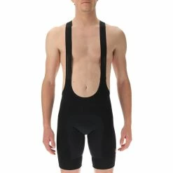 UYN Ridemiles Fahrrad-Trägershorts Herren Schwarz/orange