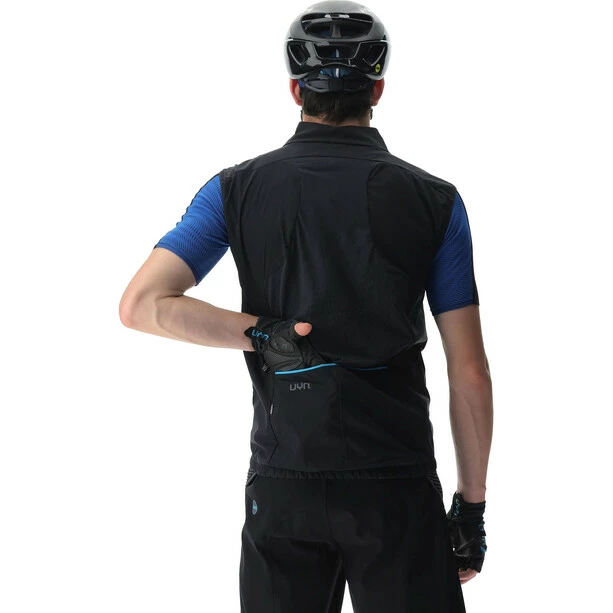 UYN Ultralight Windweste Herren Schwarz – Bild 5