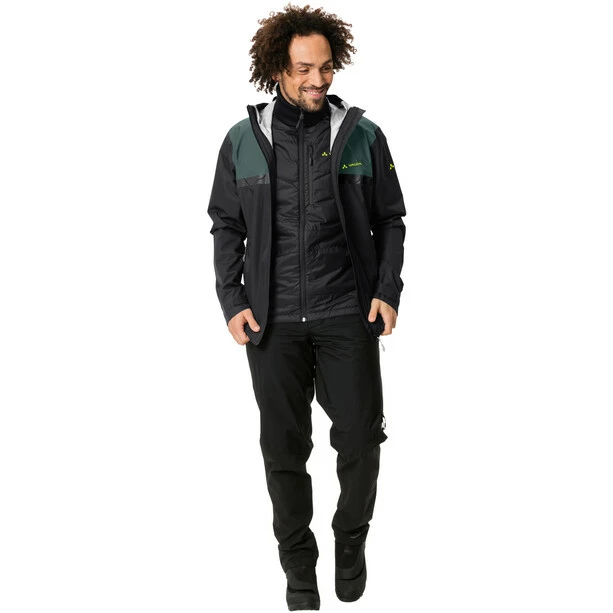 VAUDE All Year Moab 3in1 Regenjacke Herren Schwarz – Bild 5