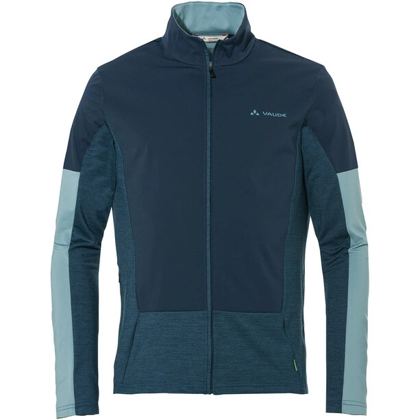 VAUDE All Year Moab T-Shirt Mit Durchgehendem Reißverschluss Herren Blau