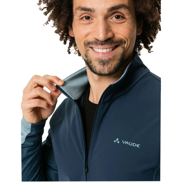 VAUDE All Year Moab T-Shirt Mit Durchgehendem Reißverschluss Herren Blau – Bild 4