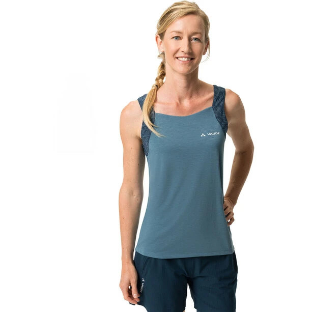 VAUDE Altissimi Ärmelloses Shirt Damen Blau – Bild 3