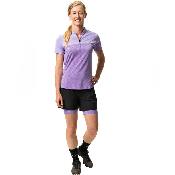 VAUDE Altissimo Kurzarm Shirt Damen Lila – Bild 5