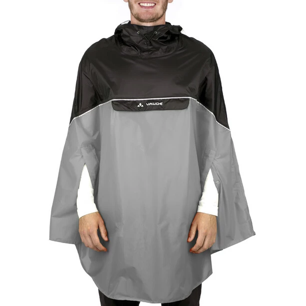 VAUDE Covero II Poncho Grau – Bild 2