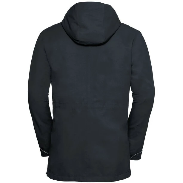 VAUDE Cyclist Gefütterter Parka Herren Schwarz – Bild 2