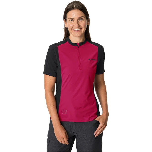 VAUDE Escape Shirt Mit 1/2 Reißverschluss Damen Rot – Bild 3