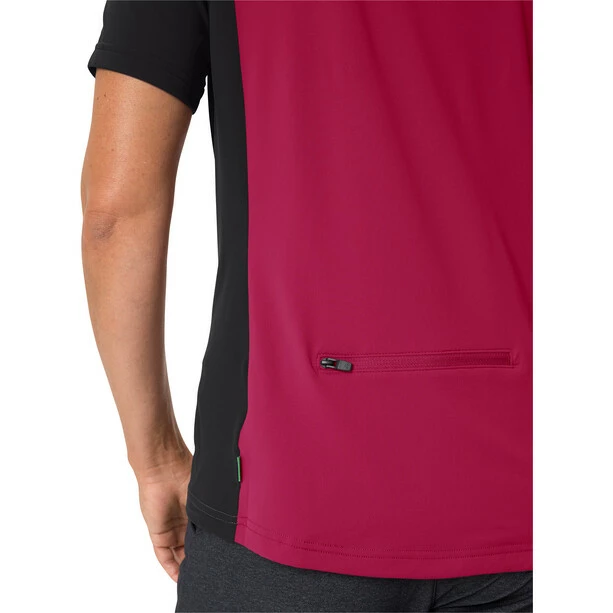 VAUDE Escape Shirt Mit 1/2 Reißverschluss Damen Rot – Bild 6