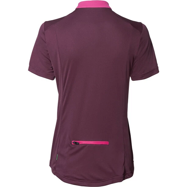 VAUDE Escape Kurzarmshirt Mit 1/2 Reißverschluss Damen Lila – Bild 2