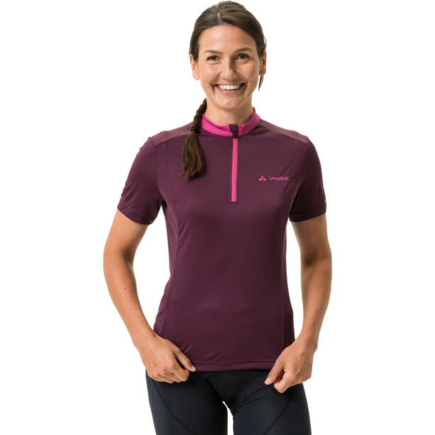 VAUDE Escape Kurzarmshirt Mit 1/2 Reißverschluss Damen Lila – Bild 3