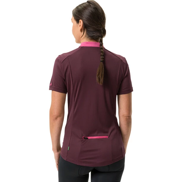 VAUDE Escape Kurzarmshirt Mit 1/2 Reißverschluss Damen Lila – Bild 4