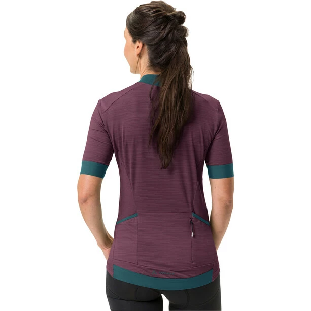 VAUDE Kuro Full-Zip Trikot Damen Lila – Bild 4