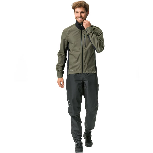 VAUDE Kuro Regenjacke Herren Oliv – Bild 5