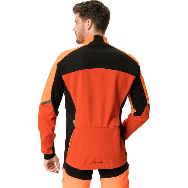 VAUDE Kuro Softshell Jacke Herren Orange – Bild 4