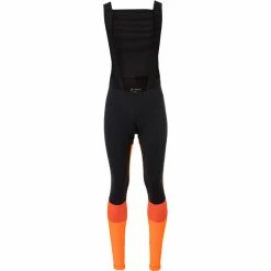 VAUDE Kuro Warme Trägerhose Herren Schwarz/orange