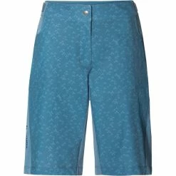 VAUDE Ledro Print Shorts Damen Blau