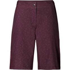 VAUDE Ledro Print Shorts Damen Lila