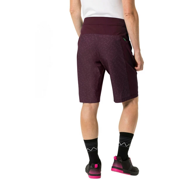 VAUDE Ledro Print Shorts Damen Lila – Bild 4