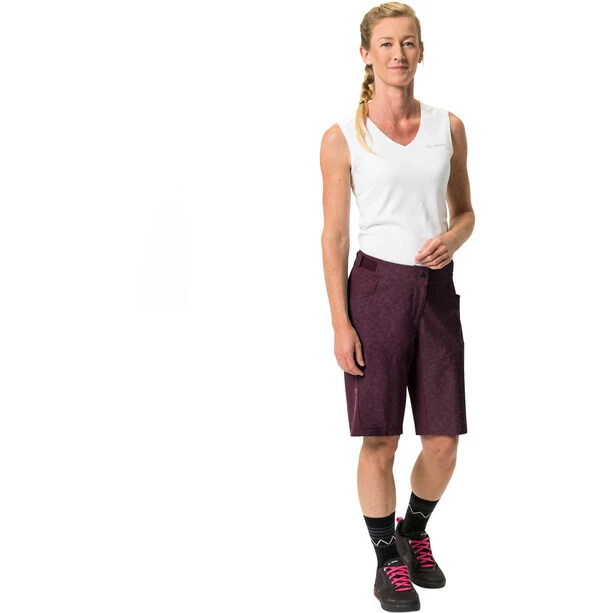 VAUDE Ledro Print Shorts Damen Lila – Bild 5