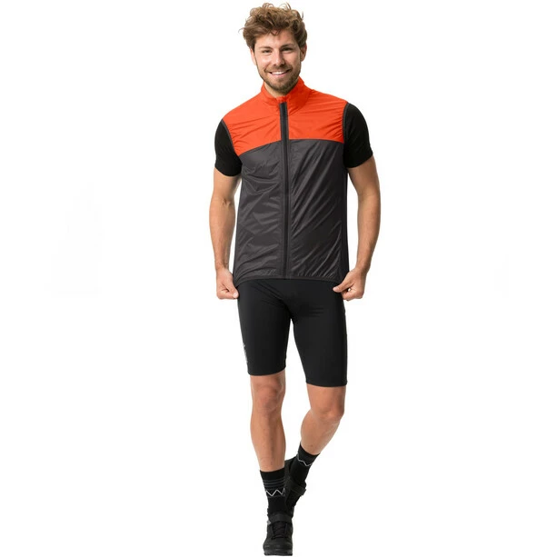 VAUDE Matera Air Weste Herren Schwarz/rot – Bild 5