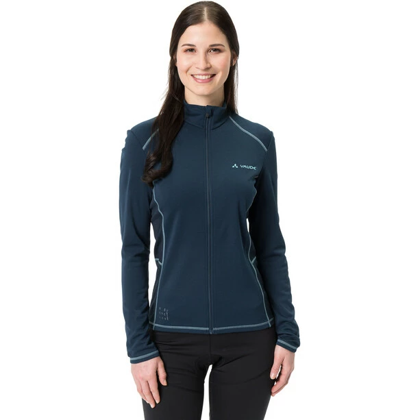 VAUDE Matera Langarm Trikot Damen Blau – Bild 3