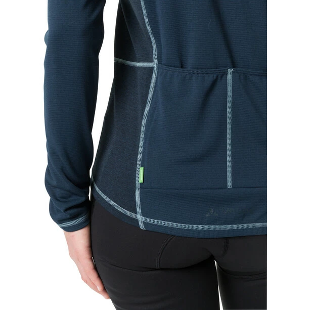 VAUDE Matera Langarm Trikot Damen Blau – Bild 5