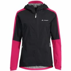 VAUDE Moab II Regenjacke Damen Schwarz/pink