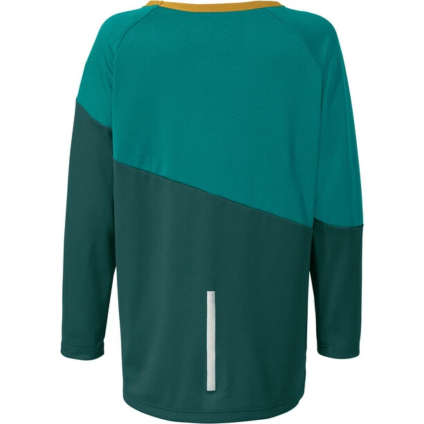 VAUDE Moab Langarm T-Shirt Kinder Grün – Bild 2