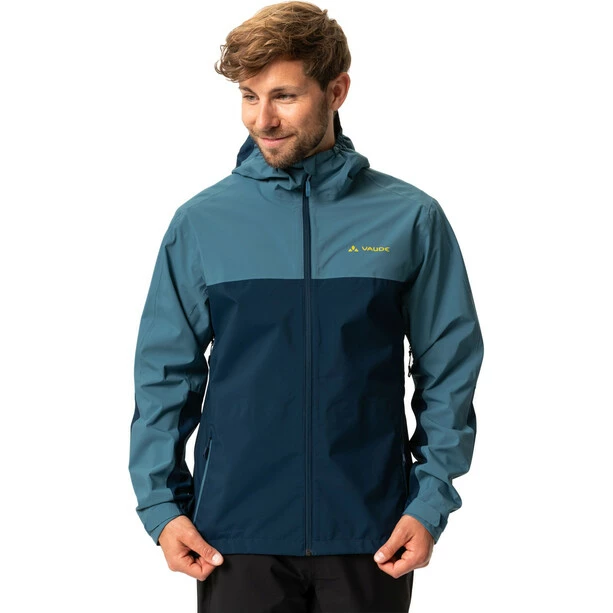 VAUDE Moab Regenjacke Herren Blau – Bild 3