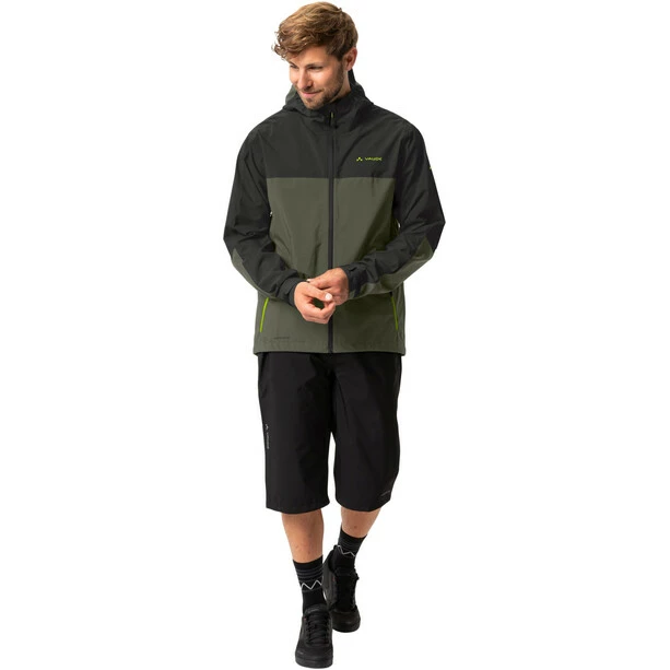 VAUDE Moab Regenjacke Herren Oliv – Bild 5