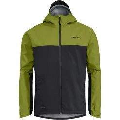 VAUDE Moab Regenjacke Herren Grün/schwarz