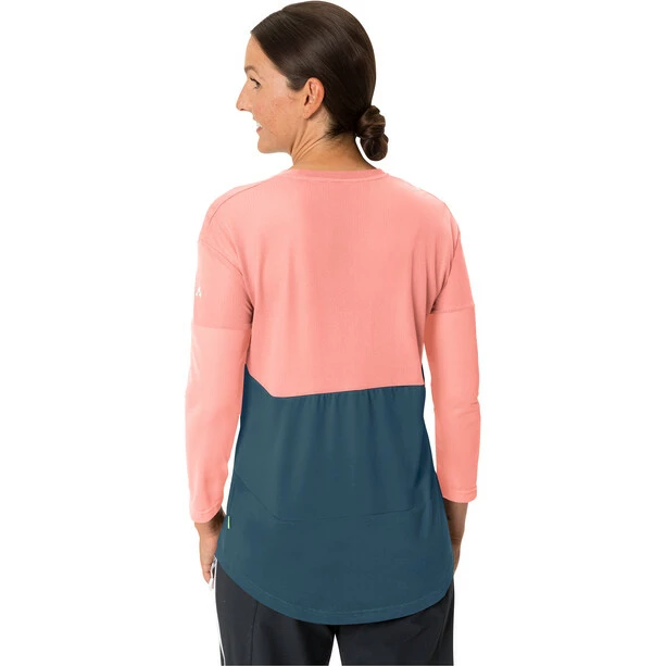 VAUDE Moab V Langarm T-Shirt Damen Blau – Bild 4