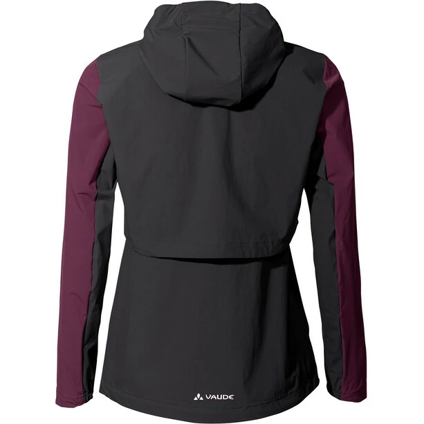 VAUDE Moab Zip-Off Jacke Damen Schwarz/lila – Bild 2
