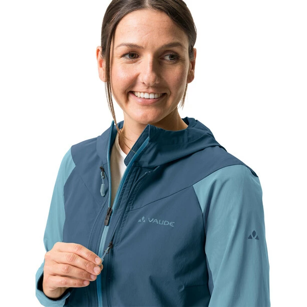 VAUDE Moab Zip-Off Jacke Damen Blau – Bild 6
