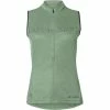 VAUDE Posta Full-Zip Trikot Ohne Ärmel Damen Grün