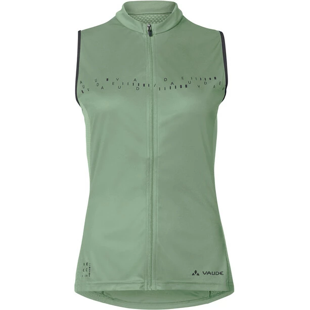 VAUDE Posta Full-Zip Trikot Ohne Ärmel Damen Grün